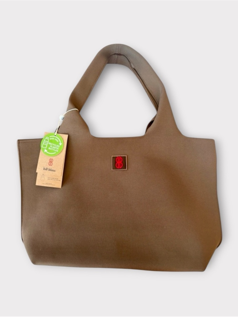 BILL BLASS Sutton City Tote Bag Recycled Material Large Shoulder Bag NWT